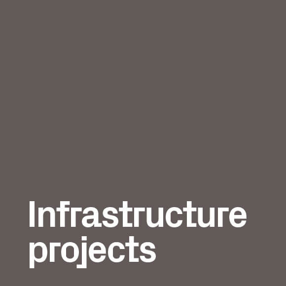 grey square Infrastructure projects