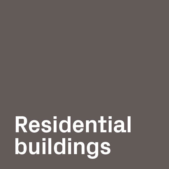 grey square residential buildings