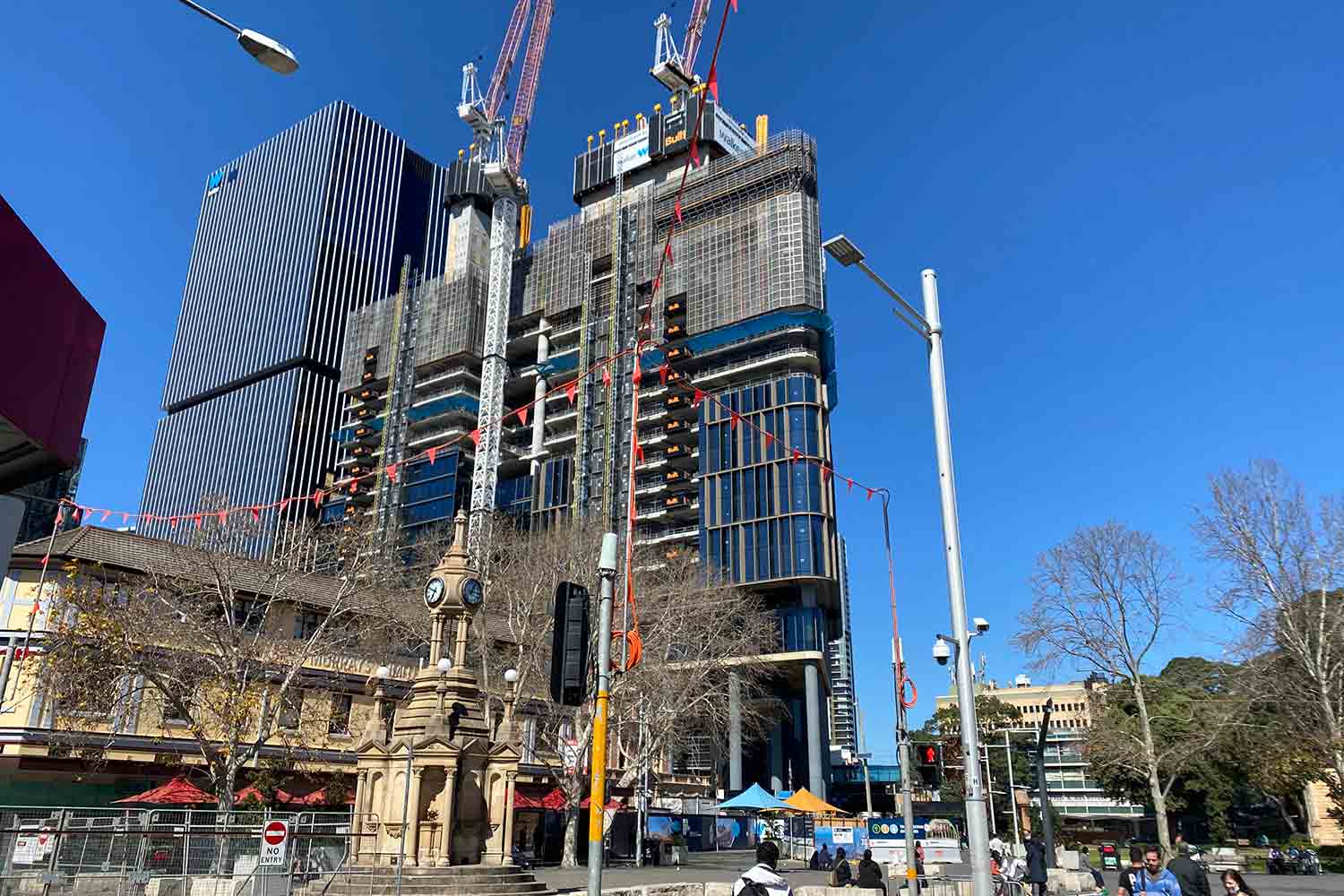 ground view of Parramatta Square