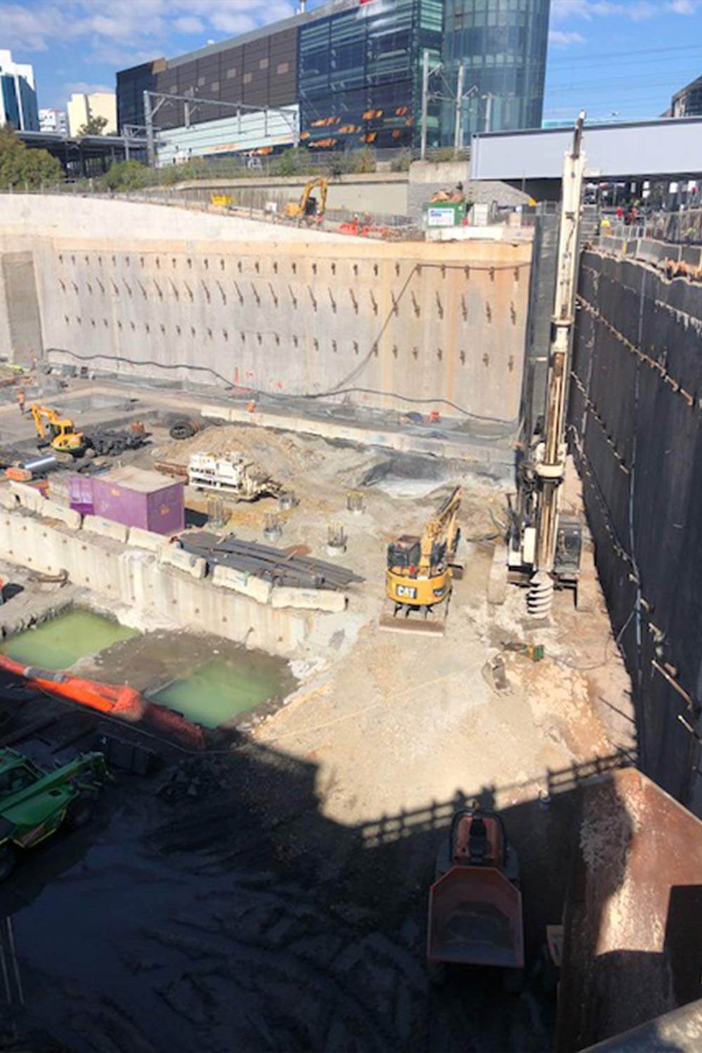 Earth works on Paramatta Square site