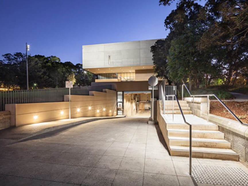 Exterior of the Chau Chak Wing Museum