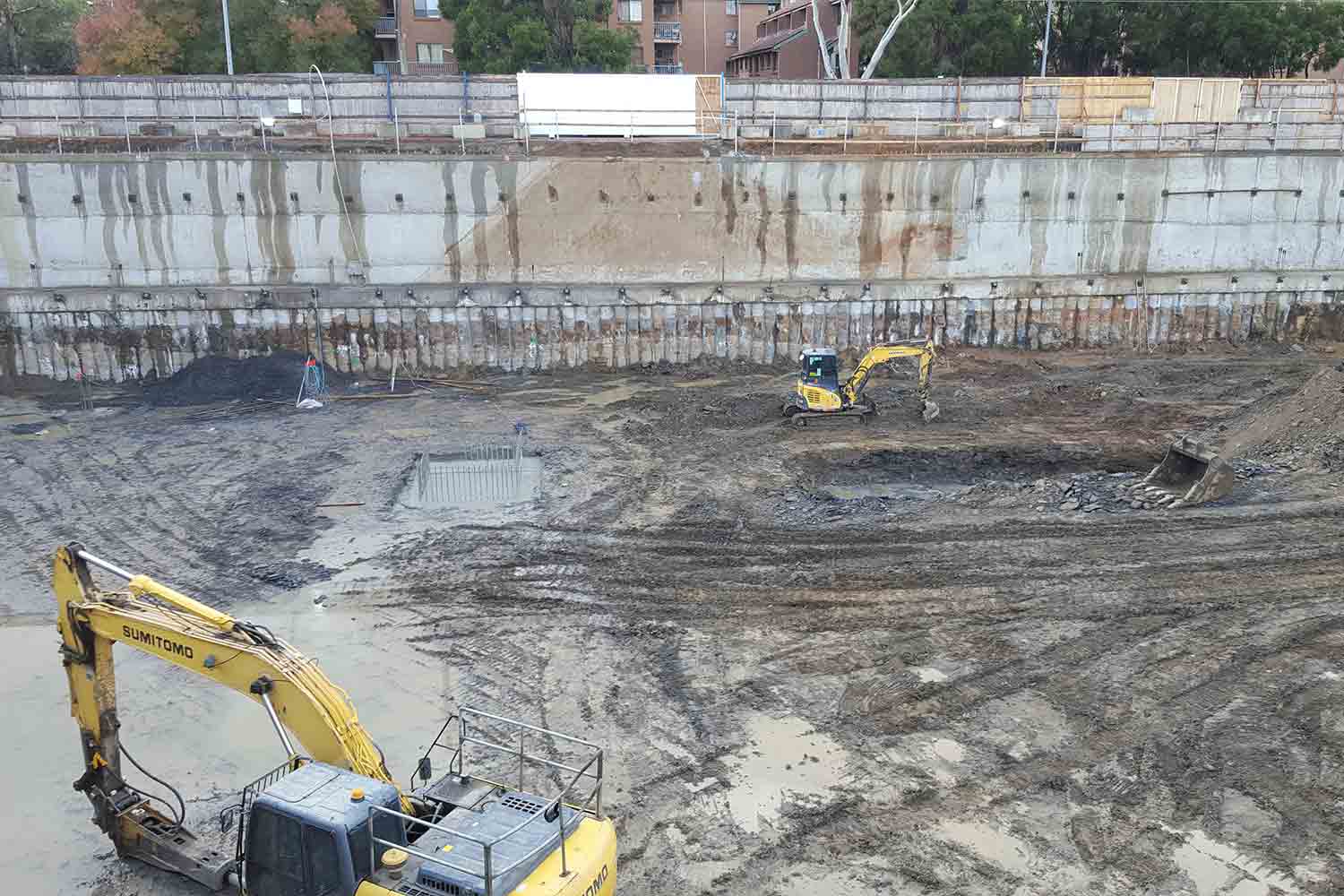 Earthworks for papermill Precint Liverpool