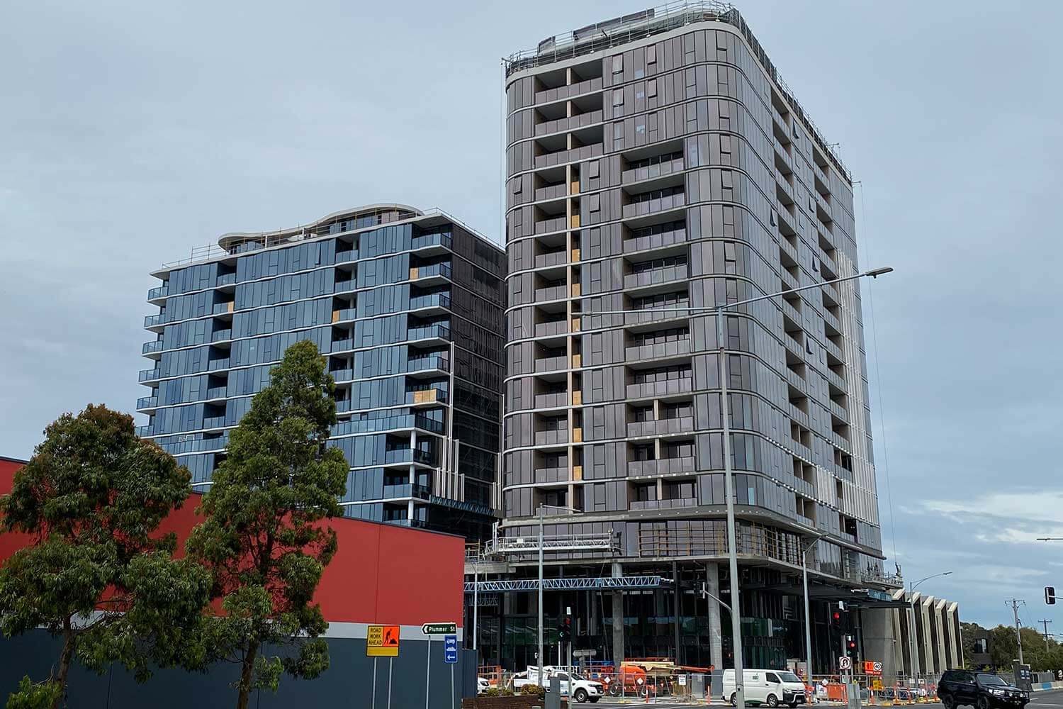 Completed skyscrapers