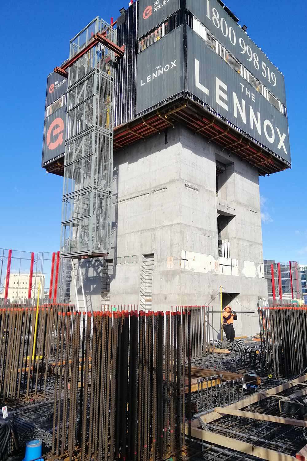 Exterior of The Lennox tower